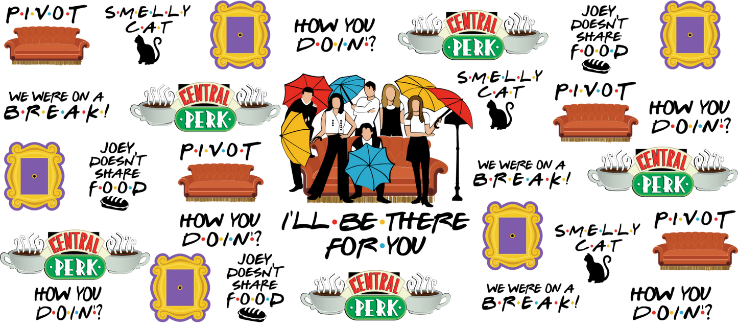 Friends cup wraps