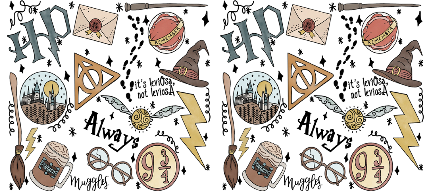 Harry Potter cup wraps