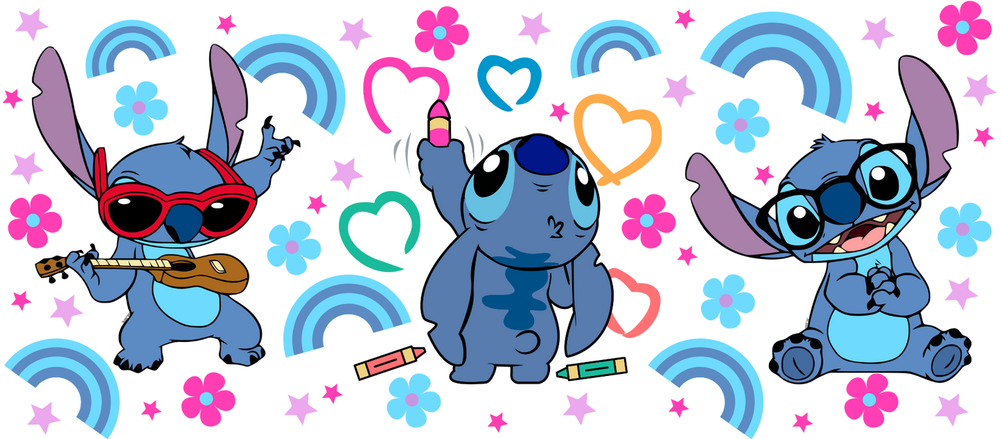 Stitch cup wraps
