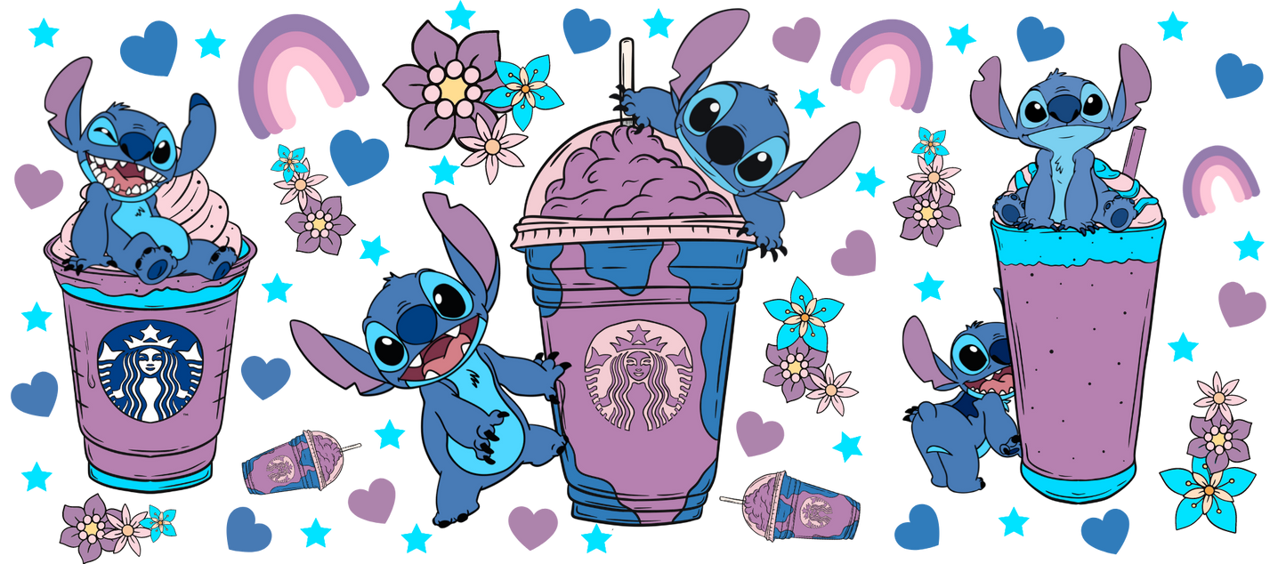 Stitch cup wraps