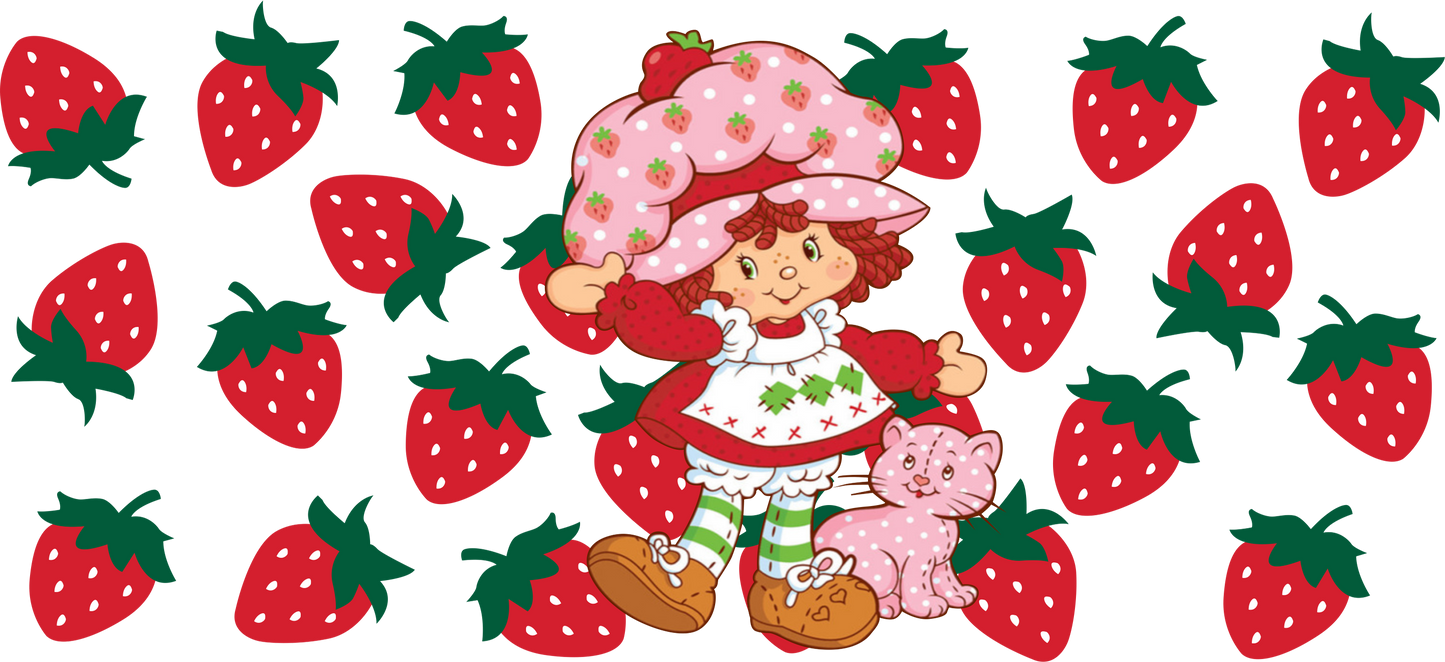 Strawberry shortcake cup wraps