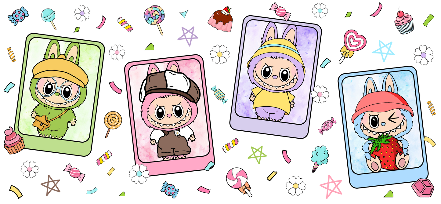 LABUBU cup wraps
