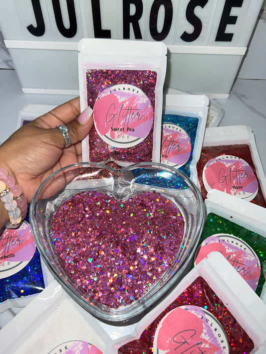 Sweet Pea Polyester chunky glitter mix -2oz bag