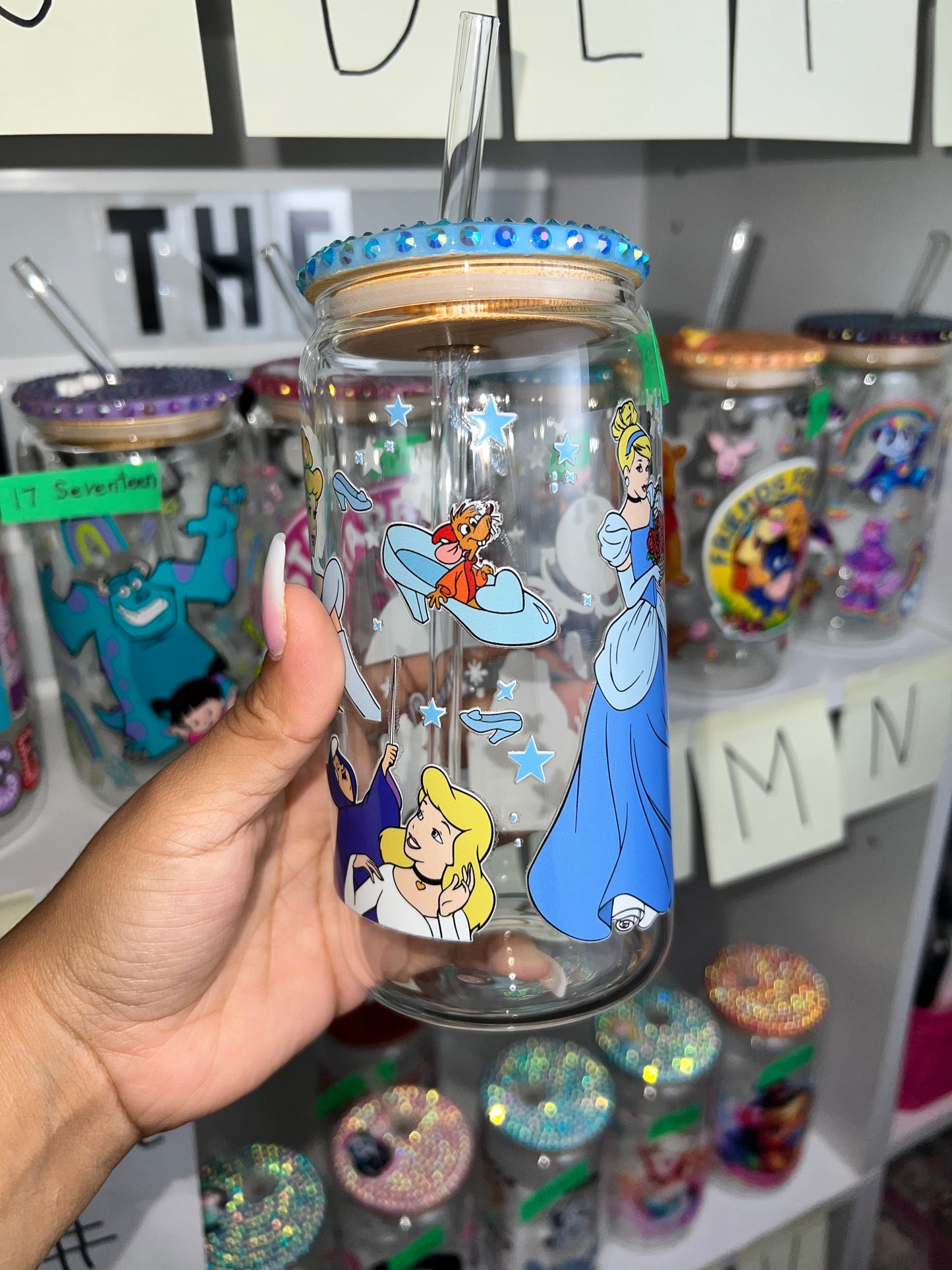 Cinderella 🐭 Glass cup