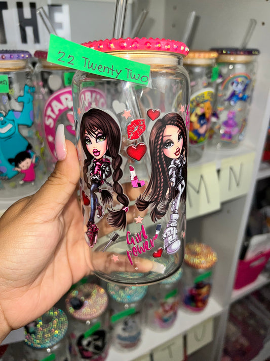 Bratz bling glass cup