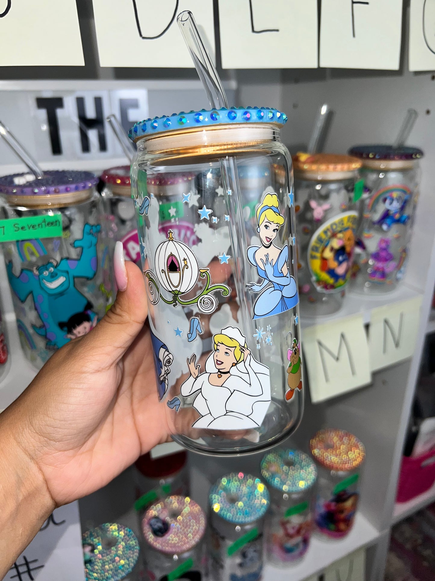 Cinderella 🐭 Glass cup