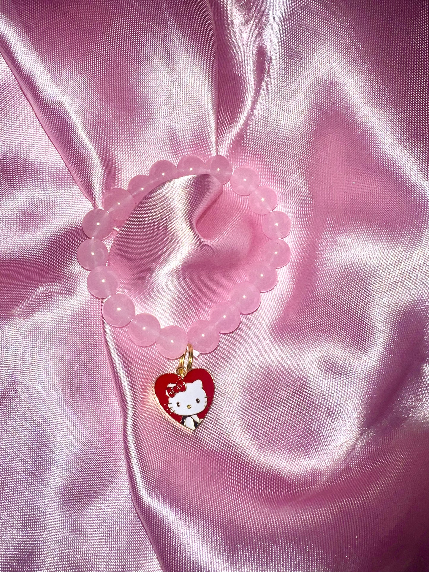 Red charm Kitty bracelet