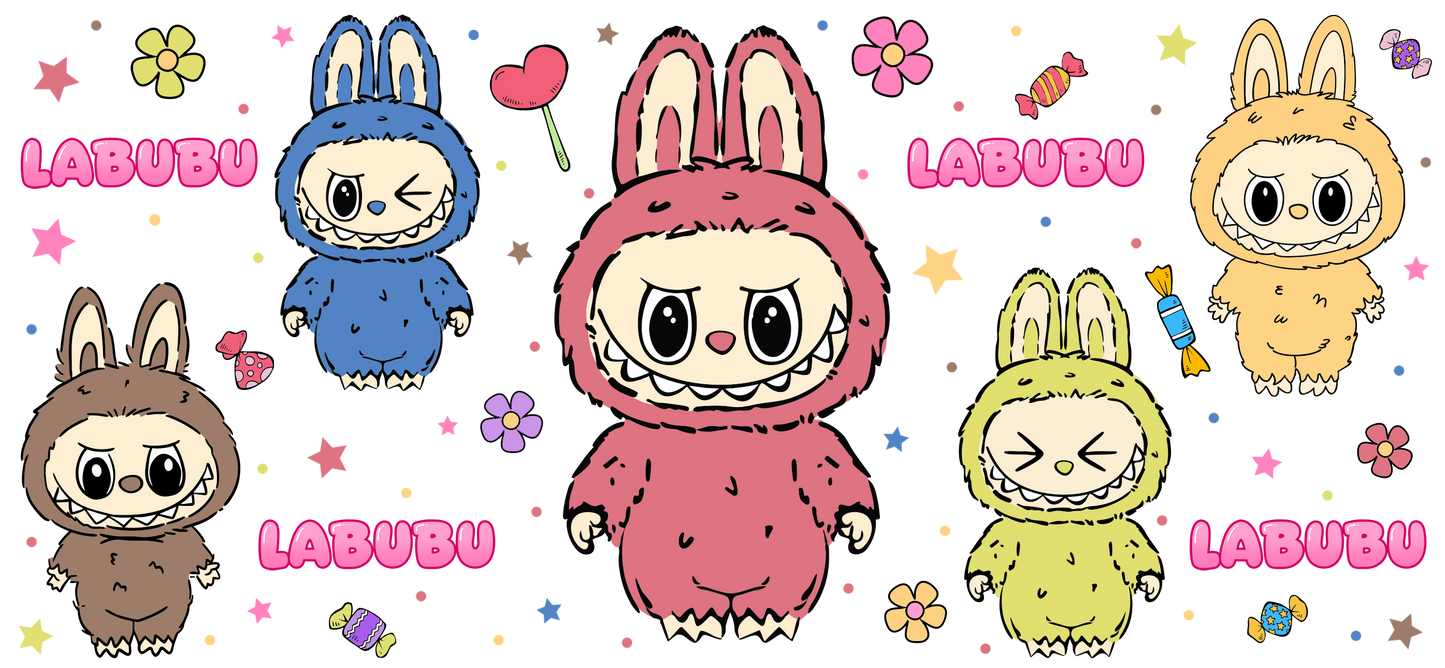 LABUBU cup wraps
