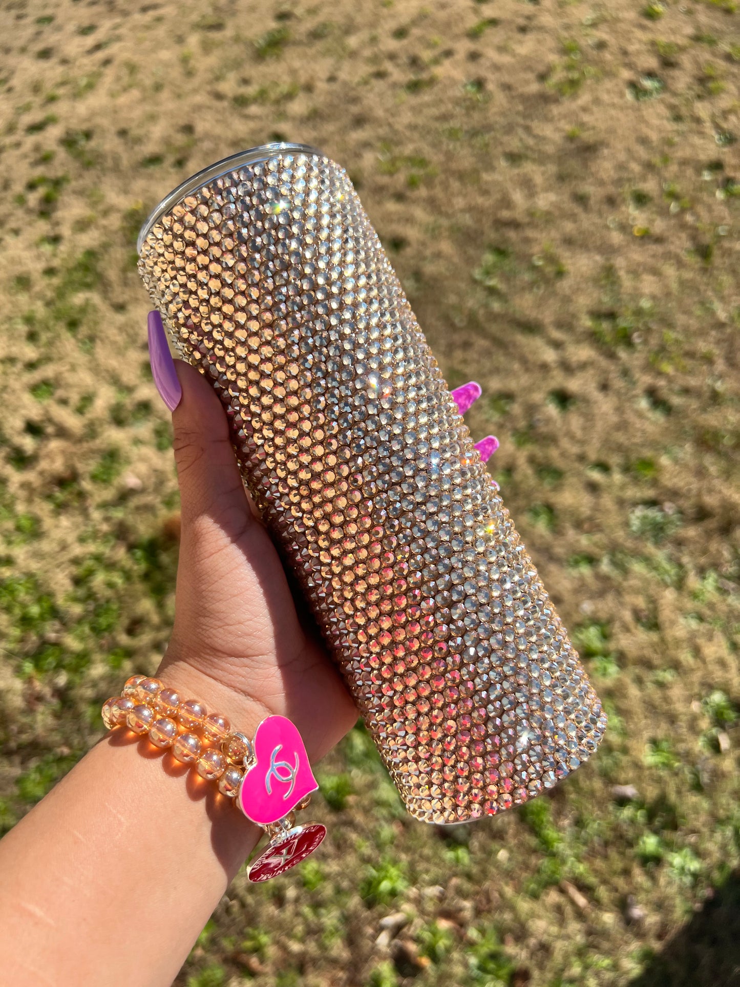 Gold Bling Tumbler